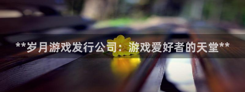 门徒平台使用技巧：**岁月游戏发行公司：游戏爱好者的天堂**