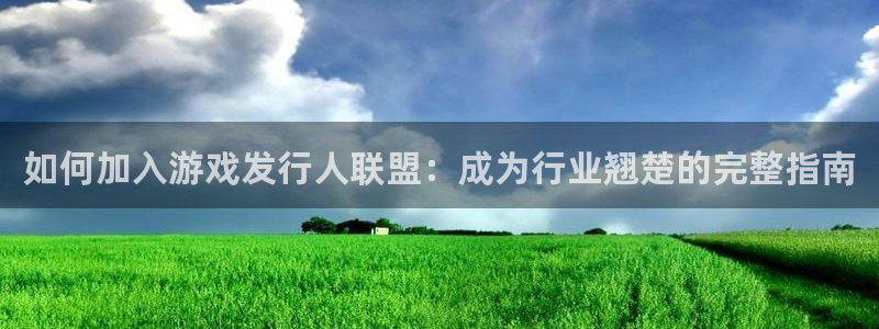 门徒平台开户要求标准：如何加入游戏发行人联盟：成为行业翘楚的完整指南