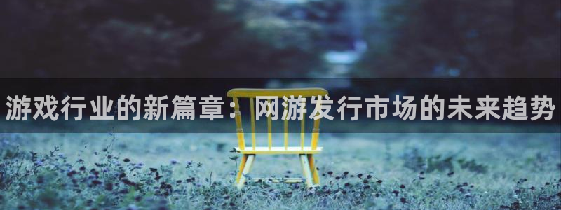 门徒平台李 5O6917 平台：游戏行业的新篇章：网游发行市场的未来趋势